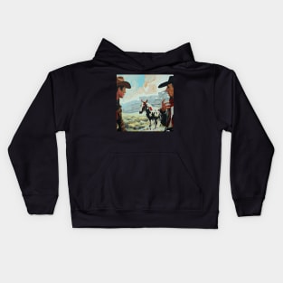 cowboys talking Kids Hoodie